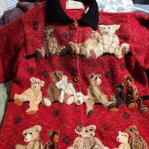 Vintage Teddy Bead sweater Design Options by Philip and Jane Gordon